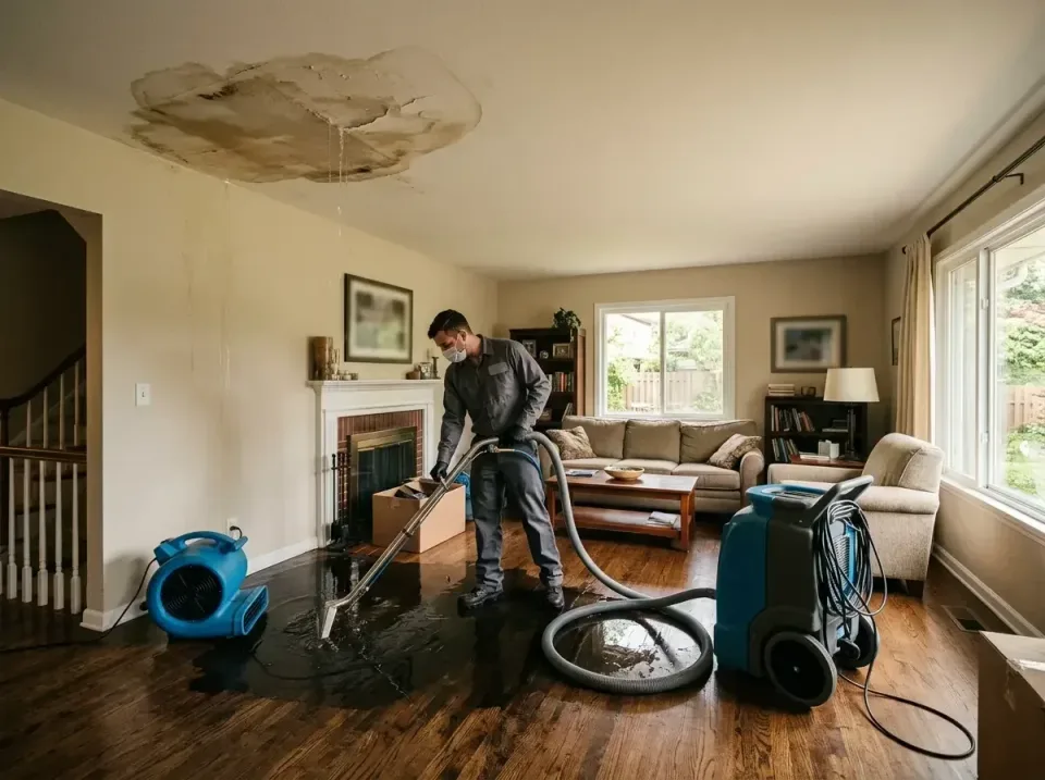 attic-pipe-burst-ceiling-drip-008 — frequently asked questions, Water Damage Restoration & Carpet Care in Bushnell, IL